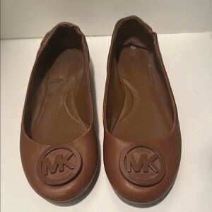 Michael Kors Tan Ballet Flats